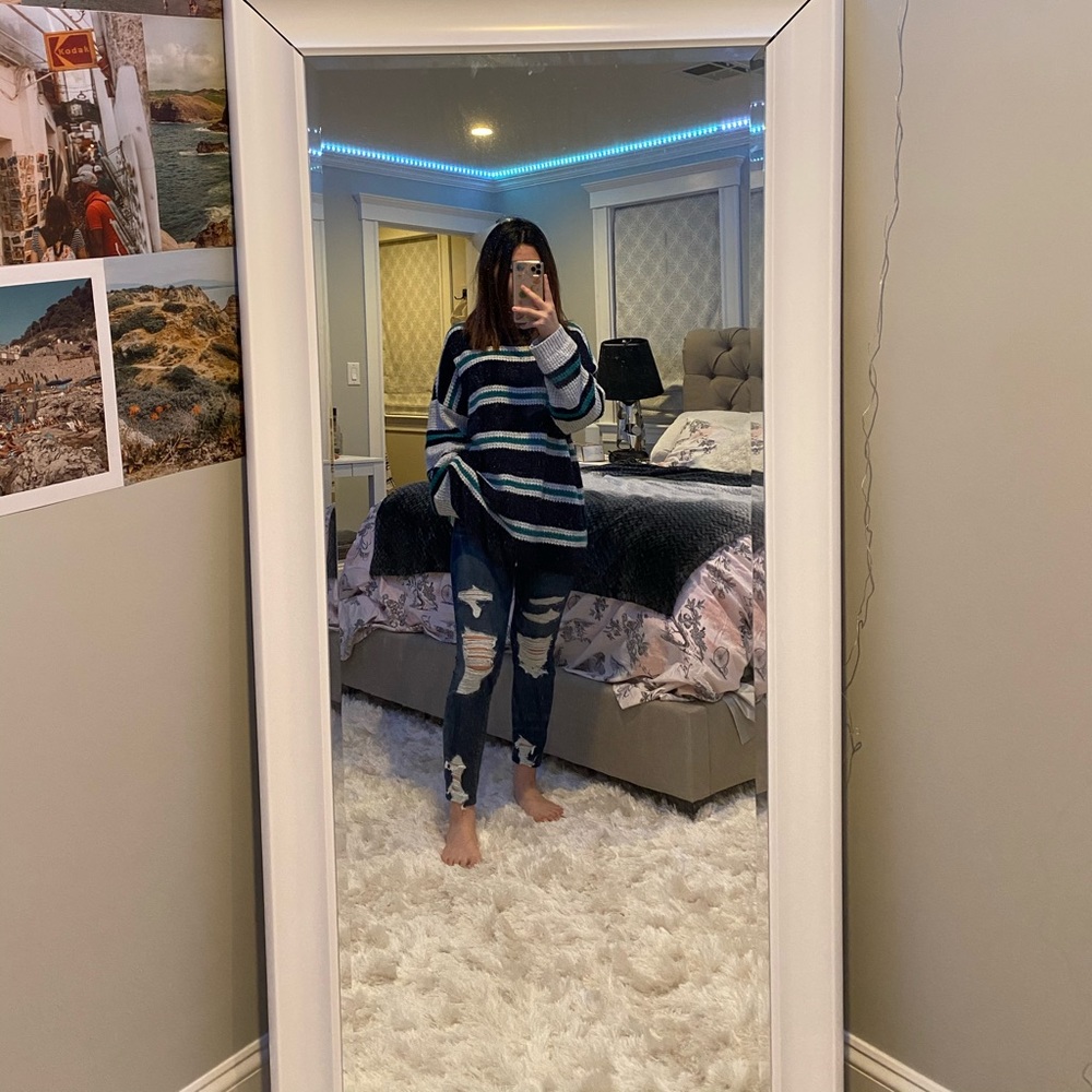American Eagle striped sweater top